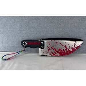 Chucky Knife Purse Wristlet Cosplay Child's Play Halloween Zip Up 16" Horror